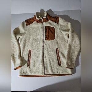 Marmot Brown/Tan Womens Wiley Polartec Fleece Jacket XL